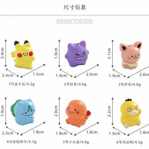 Bandai | Tượng Chibi Trang Trí Bàn Làm Việc Màn Hình Điều Khiển Trung Tâm Đồ Chơi Mini Không Gian Làm Việc Văn Phòng Chữa Lành Giảm Căng Thẳng Vật Trang Trí Dành Cho Trẻ Trên 14 Tuổi