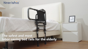 【Bedside Railings】 Elderly Disability Pregnant Single Side Anti-Fall Stand up Assistance Bed Handrail Support Bar Bed Armrests