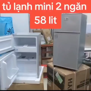 (New)Tủ lạnh HYUNDAI mini 58 lít BD-58L - 2 ngăn đá mát tiết kiệm điện - KT 60x43x39cm