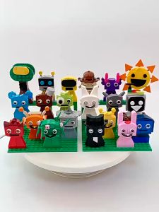 พร้อมส่ง MOC Incredibox sprunki Building Blocks ชุด 20 ชิ้น 926pcs (มีฐาน) Gray Oren Wenda ตัวต่อ เรโก้ Monster