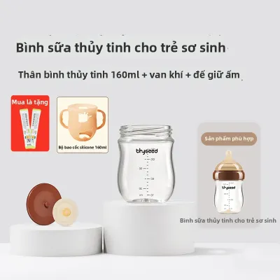 Thyseed | Chai Sữa Chống Đầy hơi Cho Trẻ Sơ Sinh PPSU và Kính