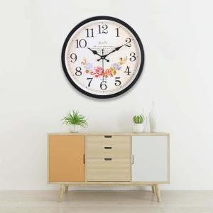 Rustic Silent Round Wall Clock