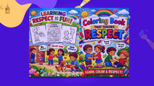 Coloring Book that Teaches Respect for Kids Values Manners and Good Habits Learning Coloring Book