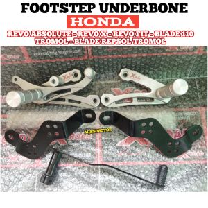 Foot Step Underbone X Road Blade 110 Basic Tromol/Revo Absolute /Revo Fi/Revo x/Underbon Xroad Not Ahrs Yonk Jaya