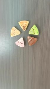 Bộ 5 Nam Châm Dán Tủ Lạnh Hình Miếng Bánh 3D Dễ Thương Hình Dán Từ Tính Tráng Miệng Kawaii Trang Trí Nhà Cửa Văn Phòng Đồ Trang Trí Tự Làm
