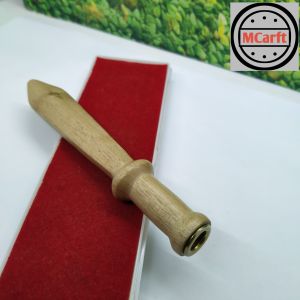 Pipa once sedotan kayu Cendana wangi motif pedang B137