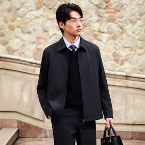 Mens Stylish Casual Turn-down Collar Jacket
