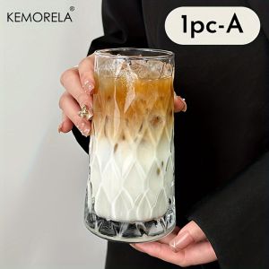 KEMORELA INS 500ML Iced American Coffee Cup Very Suitable for - Whisky Diamond Mug Tea Cup Juice Glass Milk Water Cup Drinkware