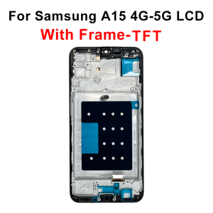 OLED For Samsung Galaxy A15 4G LCD SM-A155M Display Touch Screen Digitizer Assembly For Samsung A15 5G LCD SM-A155B TFT Replace