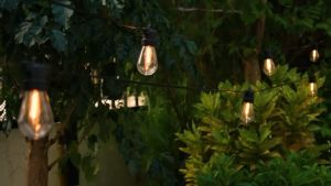 Solar S14 Outdoor/Indoor String Lights 15M Length 15Pcs Bulbs