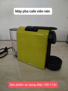 Máy pha cafe viên nén NESPRSSO D30 hàng bãi Nhật sử dụng điện 100-110v.