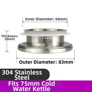 Borosilicate Glass Cold Water Pitcher With Stainless Steel Lid Filter Hole