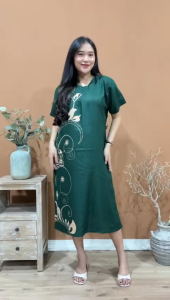 Daster Batik Resleting VIOLA: Baju Tidur & Santai yang Nyaman