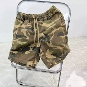 PAZHAOLANG | Stylish Camo Design Loose Summer Shorts