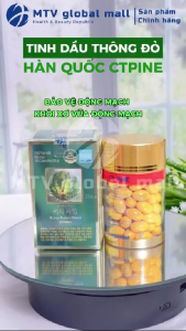 Viên Uống Tinh Dầu Thông Đỏ Hàn Quốc CT PINE Hộp 100 viên