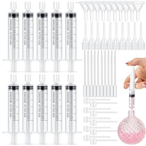 40Pcs/20Pcs/4Pcs Perfume Supplement Set: Plastic Funnel Pipette Dropper and Syringe - Ideal for Travel and DIY Cosmetics