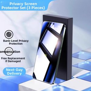 OUXUAN | Anti-Peep Anti-Fingerprint Full Coverage Phone Screen Protector