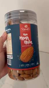 Hạt Hạnh Nhân Rang Nguyên Vị - Hộp 500g