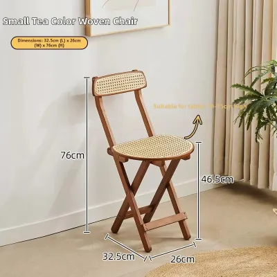 MEIZHULIJIA | Foldable High Footstool Bar Chair