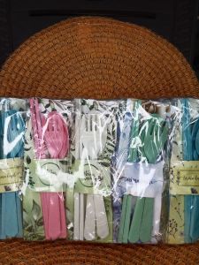 vania souvenir..suvenir sendok + garpu+ sumpit isi 50 pcs.kemas alas cantik souvenir tamu undangan spesial cendramata pernak pernik kado dan bingkisan hajatan termurah terlaris