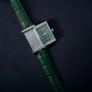 21mm Women Square Quartz Watch Vintage Retro Small Dial Leather Strap Rhinestone Bezel Elegant Fashion Dress Wristwatch