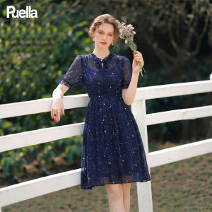 puella | Đầm Ôm Phong Cách Pháp Hoa Văn Elegance Mùa Hè