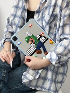 Acrylic Magnetic Absorption iPad Case 2021 Model 10.2 Inch Hard Back Cover pro 11 Mini 6 7 Pen Slot Creative Protective Shell