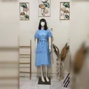 Dress Wanita Terbaru 2in1 Inner Outer/Dress Helen Tersedia 2 Size L&XL/Model Korea style/Dress Pesta