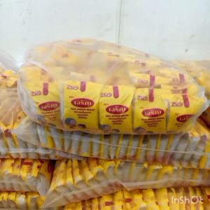 ข้าวสารใส่บาตร ตราเจริญ ข้าวขาว100% ไม่มีเม็ดแตกหัก 80 กรัม ต่อ ซอง  จำกัดการสั่ง 1ลัง ต่อ ออเดอร์ เท่านั้น