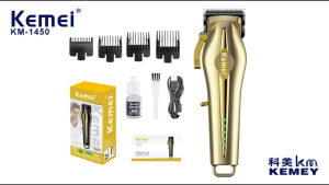 Kemei Km-1450 KM-1449 1800mAh Strong Power 7000RPM Fast Motor Hair Clipper Professional DIY Hair Stylish Cutting Machine