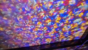 UOSU | LED Night Light 7 Colors Starry Sky Galaxy Ocean Wave Projector Light with Remote USB Plug-in Auto Rotate Ambient Decor Light