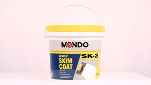 Mondo SK-3 Skimcoat Ready to Use 100% Acrylic Use As Is No Mixing Required 5kg