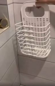 Giỏ đựng quần áo trước khi giặt treo tường gấp gọn tiện lợi tặng kém móc dán