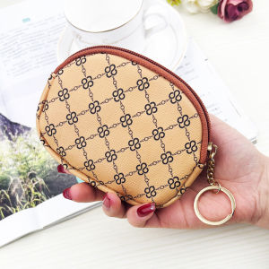 New Arrival Zipper Coin Purse Female Fashion Clutch Bag Female Mini Ultra-Thin Short Small Wallet Key Card Case Coin Bag