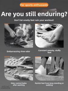 ZHIHAOEN | Deodorizing Arch Support Soft Comfort Shoe Insoles