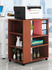 Economic Mobile Printer Stand Office Floor Storage Rack with Wheels Multi-layer Copier Table Organizer Home Display Shelf