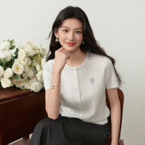 SEIFINI | Cool Flower Yarn Linen Twisted Knit Cardigan