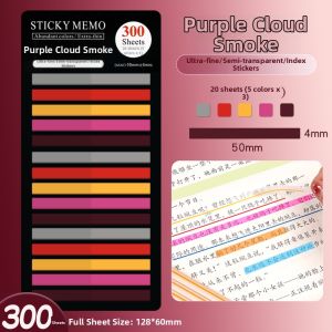 liwu | Extended Transparent Colorful Indexing Stickers