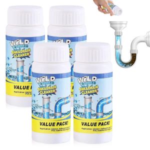 Powerful Pipe Dredging Agent 110g Sink Drain Cleaner Powder Toilet Cleaner Deodorant Sewer Fast Foaming Kitchen Pipes Cleaning