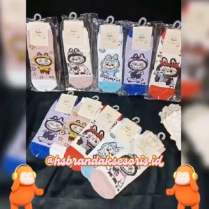 KAOS KAKI LABUBU ELASTIS VIRAL / KAOS KAKI COTTON LABUBU ANAK DAN REMAJA / KAOS KAKI KARAKTER LABUBU LUCU / CUTE LABUBU SOCKS / KSL896368