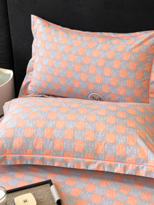 Áo Chăn Gối Cotton Nguyên Chất Mới 2025 Của Lingyun Mùa Đông Có Thiết Kế Lưới Nhỏ Lớp Bên Trong Có Thể Tháo Rời Có Thể Giặt Được Thoải Mái Thoáng Khí