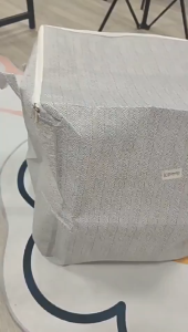 30-220L Quilt Storage Bag Organizer with Zipper Large Capacity Clothes Packing Bag Organizing Box