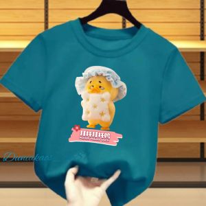 Kaos Anak Cewek Motif Terbaru Please Duck Kaos Oblong Anak Cewek Cowok Lengan Pendek 2-12 Tahun