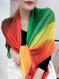 Large Size Womens Scarf Shawl Neck Protection Thin Summer Spring Autumn Versatile Soft Silken Upgrade Nine Stories Chinese Style