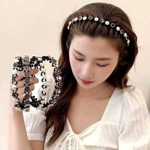 Medanbro Ra-1567 Bando aksesoris cakep Bando fashion wanita mutiara