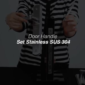 NOBLEZA Door Handle Gagang Kunci Pintu Set Stainless SUS 304 Cressida SS