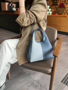 SHUCAI | Genuine Leather Womens Shoulder Crossbody Basket Bags Luxury Designer Brand Fashion Ladies Handbag Cowhide Female Commuting Bag