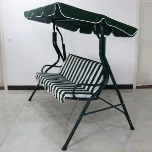 New Waterproof 3-Seater Patio Swing Seat with UV Protection Canopy Cover
