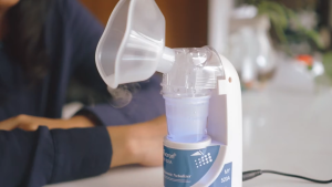 TaffOmicron Alat Terapi Pernapasan Ultrasonic Steam Inhale Nebulizer - MY-520A