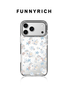 FUNNY RICH | Original Magnetic Blue Cat Wish Bottle Case Protective Clear Female-friendly Drop Protection